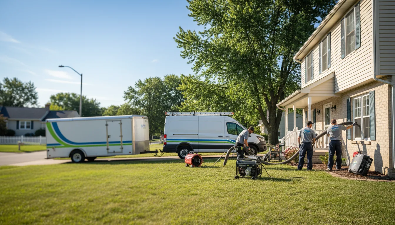 Flooded Basement Restoration And Cleanup With Repair in Upper Sandusky, OH near me